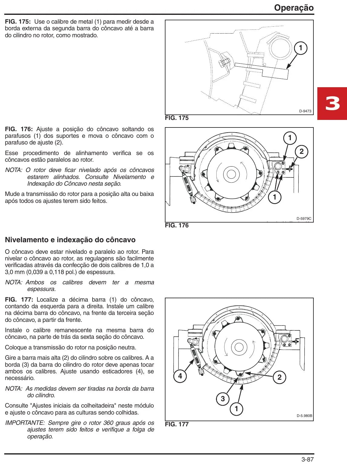 Manual do Operador — Colheitadeiras Axiais Massey Ferguson MF 9690 e MF 9790 (2013) — página interna