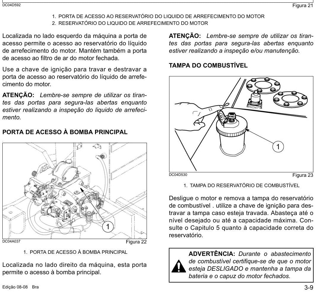 Manual Do Operador New Holland E135b Escavadeira