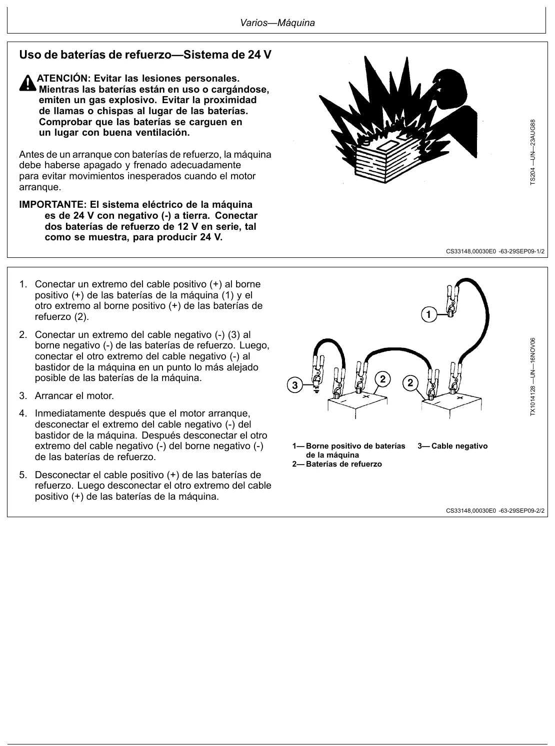 Manual do Operador John Deere 350D e 400D — ilustração técnica 3