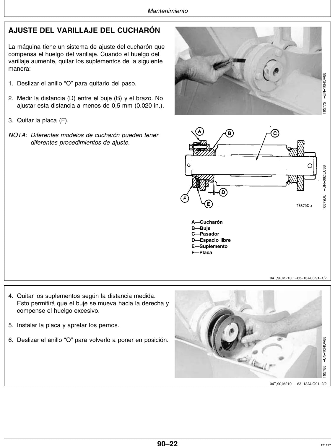 Manual do Operador John Deere 690E LC — ilustração técnica 2