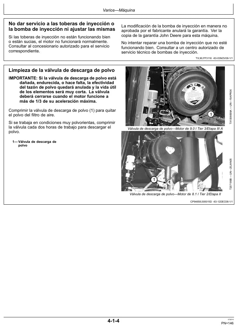 Página interna 1 — Manual do Operador John Deere Trator de Esteira 850J