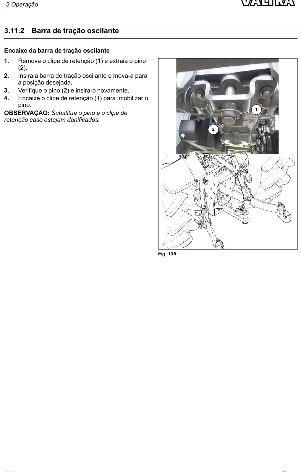 Manual do Operador Valtra A114 a A144 HiTech — Trator — 2024 — 262 Páginas em PDF — página interna 3
