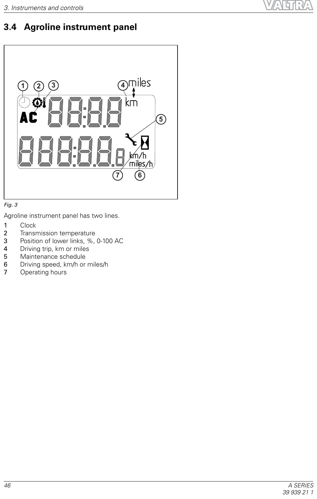 Manual do Operador Valtra A85 e A95 — Trator — 2018 — 202 Páginas em PDF — página interna 1