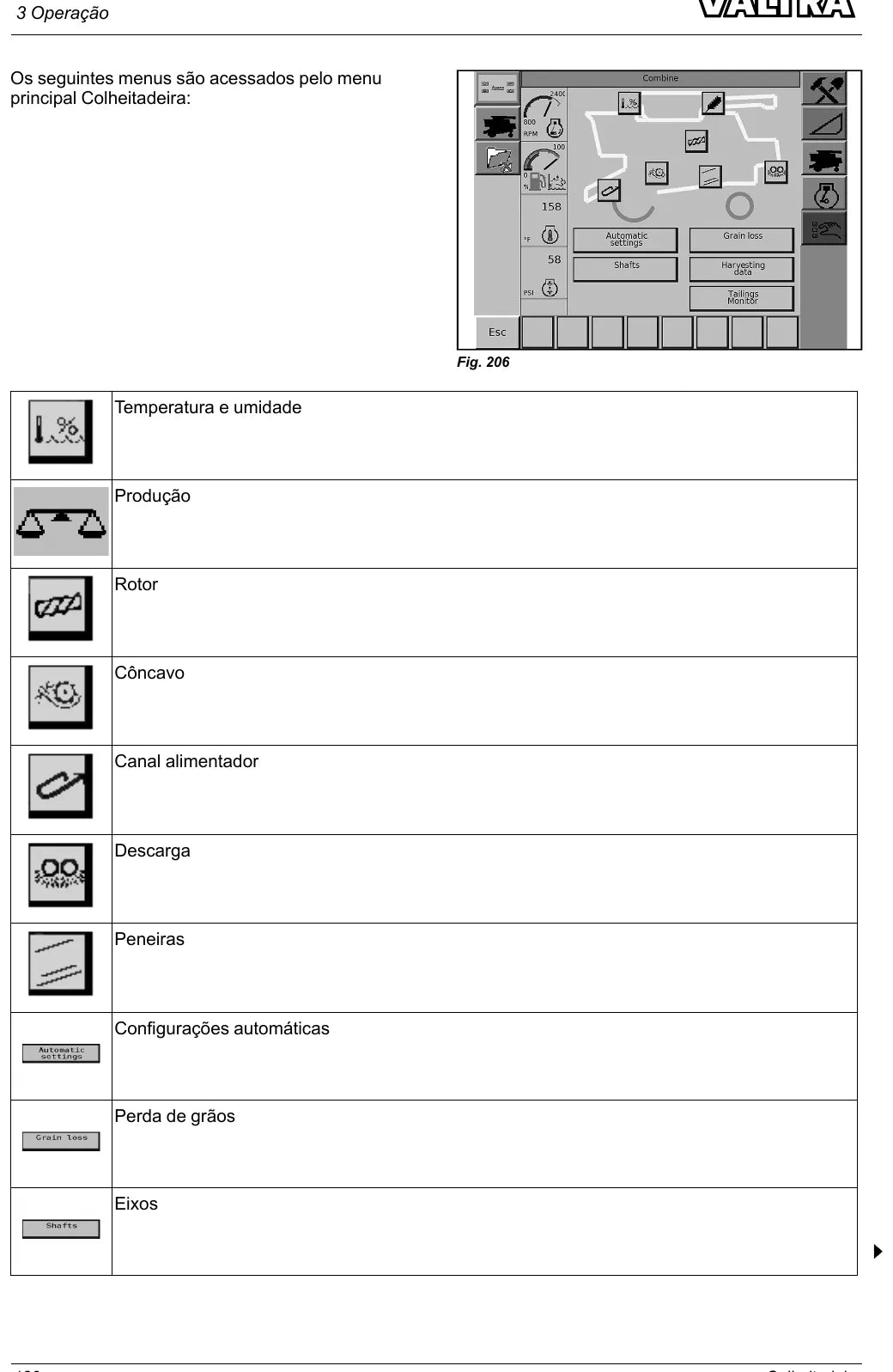 Manual do Operador Valtra BC7800 e BC8800 — Colheitadeira — Edições 2020 e 2025 — 574 e 560 Páginas em PDF — página interna 4