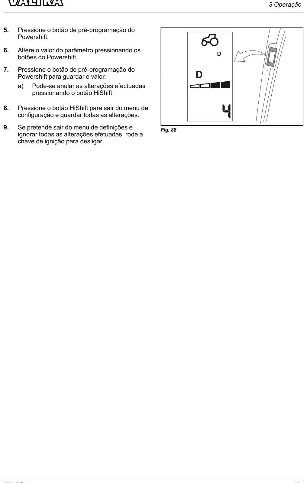 Manual do Operador Valtra BH144 a BH224 HiTech — Trator — Edições 2024 e 2025 — 258 e 254 Páginas em PDF — página interna 3