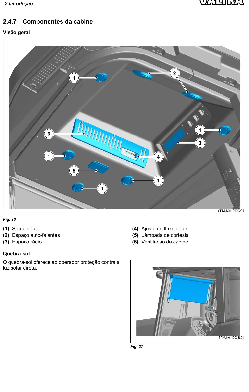 Manual do Operador Valtra BS2225H — Pulverizador — 2023 — 288 Páginas em PDF — página interna 2