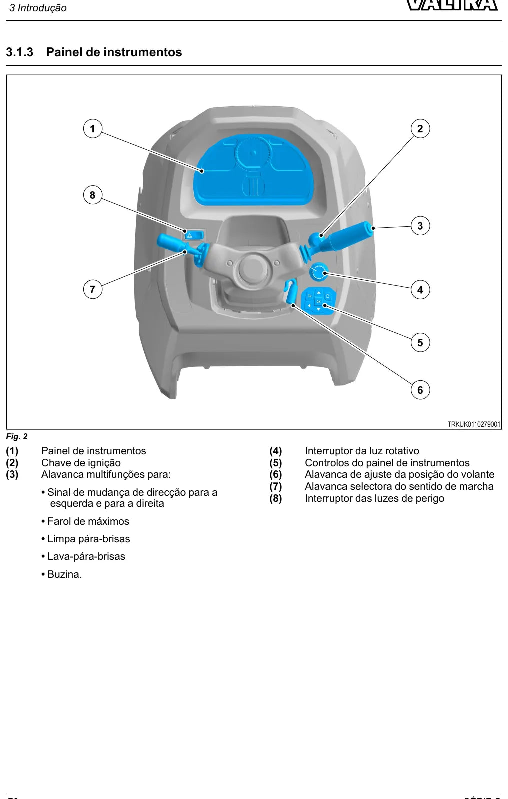 Manual do Operador Valtra G105A a G135A — Trator — Edições 2022 e 2025 — 442 e 450 Páginas em PDF — página interna 1