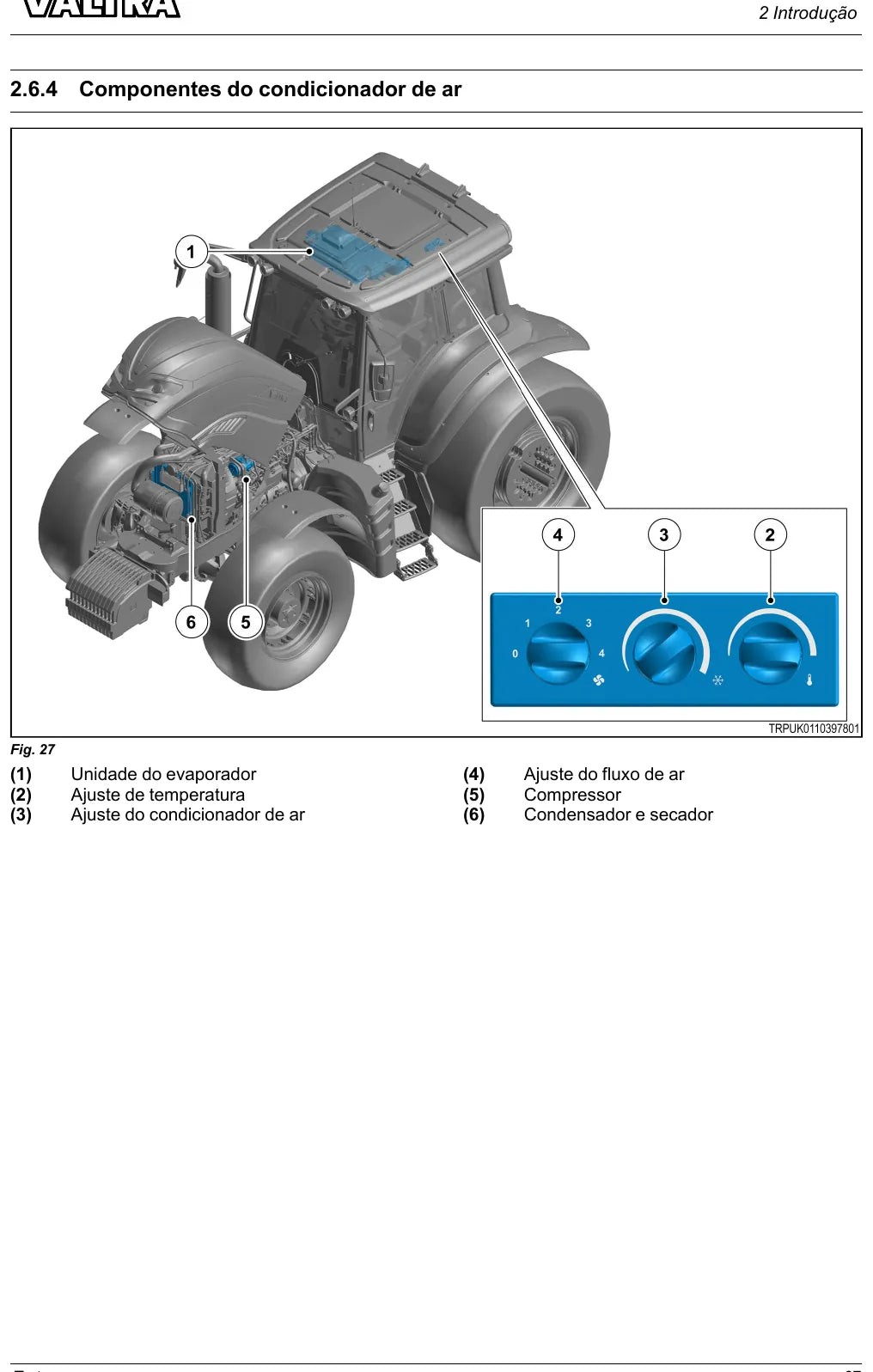 Manual do Operador Valtra M165H e M185H — Trator — 2025 — 236 Páginas em PDF — página interna 2