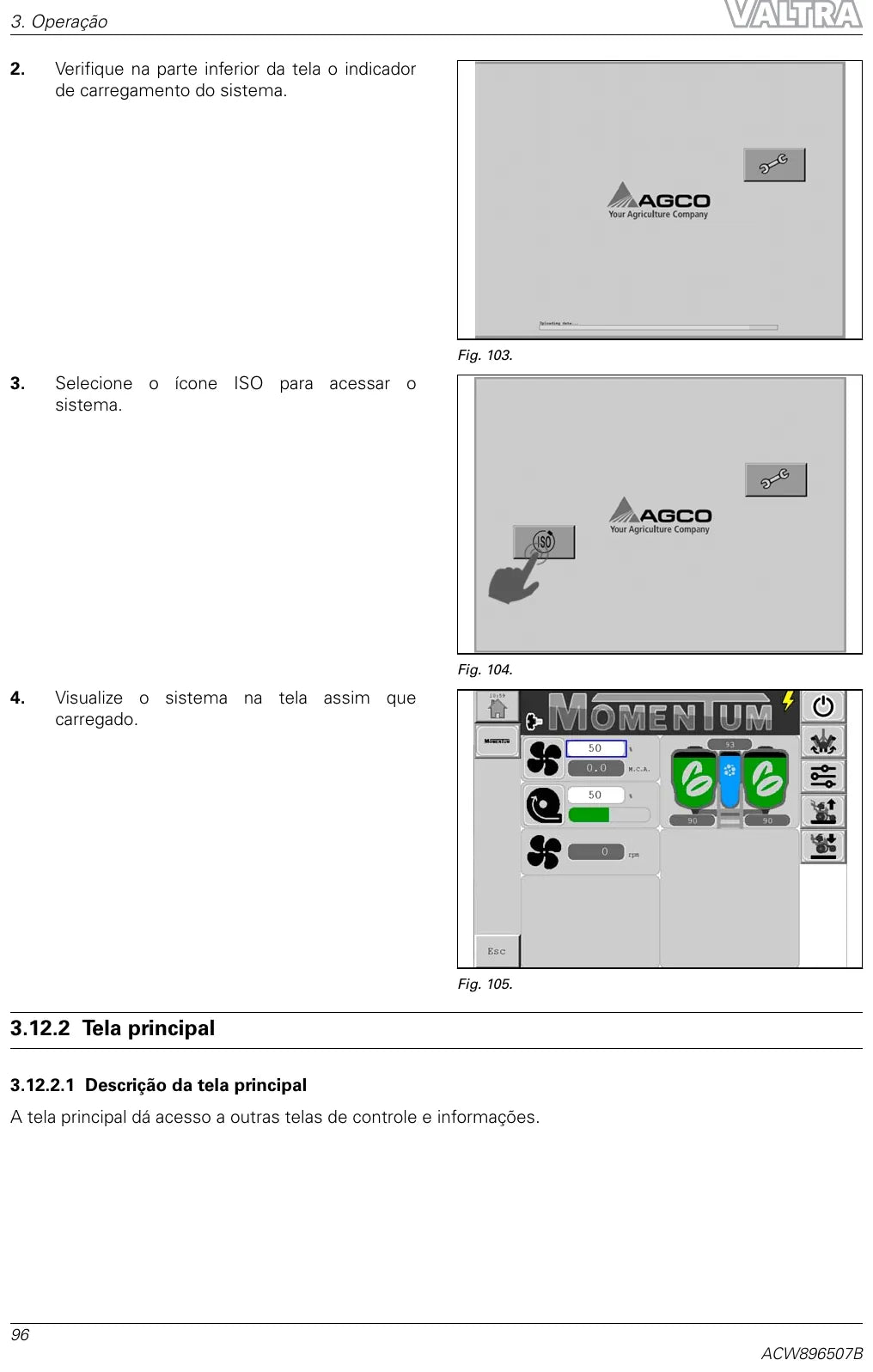 Manual do Operador Valtra Momentum 24, 24F, 30, 30F e 40 — Plantadeira — 2022 — 206 Páginas em PDF — página interna 3