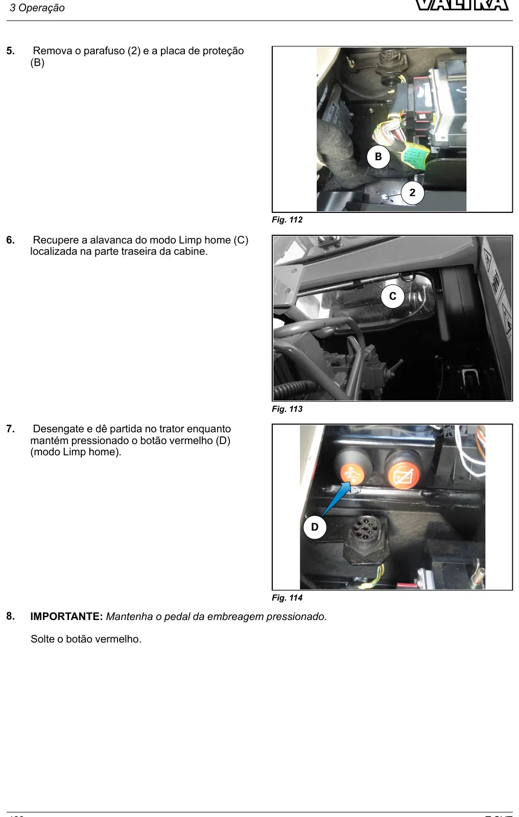 Manual do Operador Valtra T195 a T250 CVT — Trator — Edições 2024 e 2025 — 354 e 358 Páginas em PDF — página interna 3
