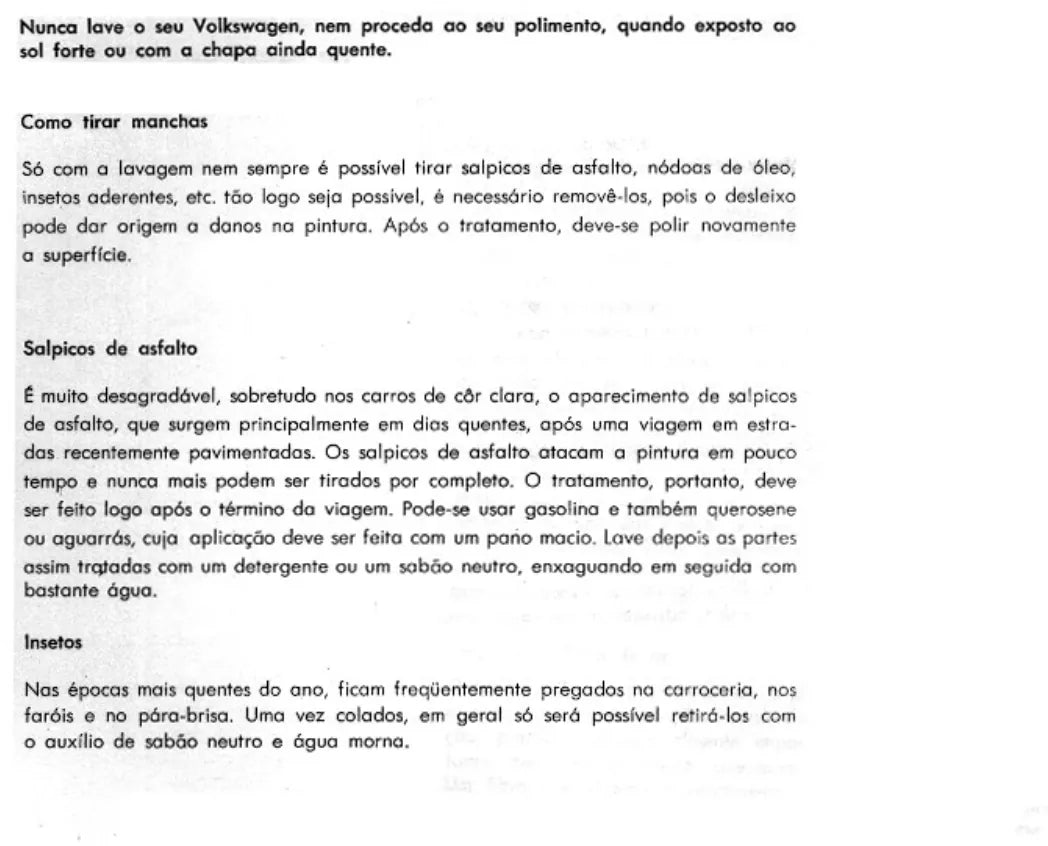Página interna 2 — Volkswagen Fusca 1969