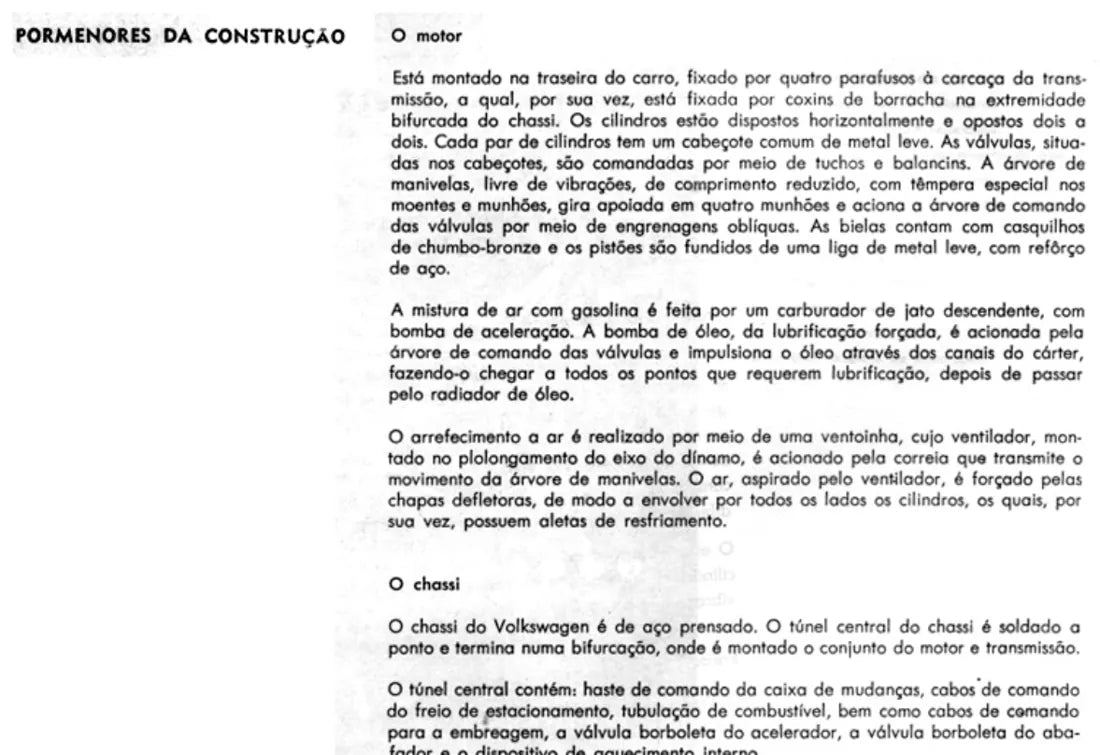 Página interna 4 — Volkswagen Fusca 1969
