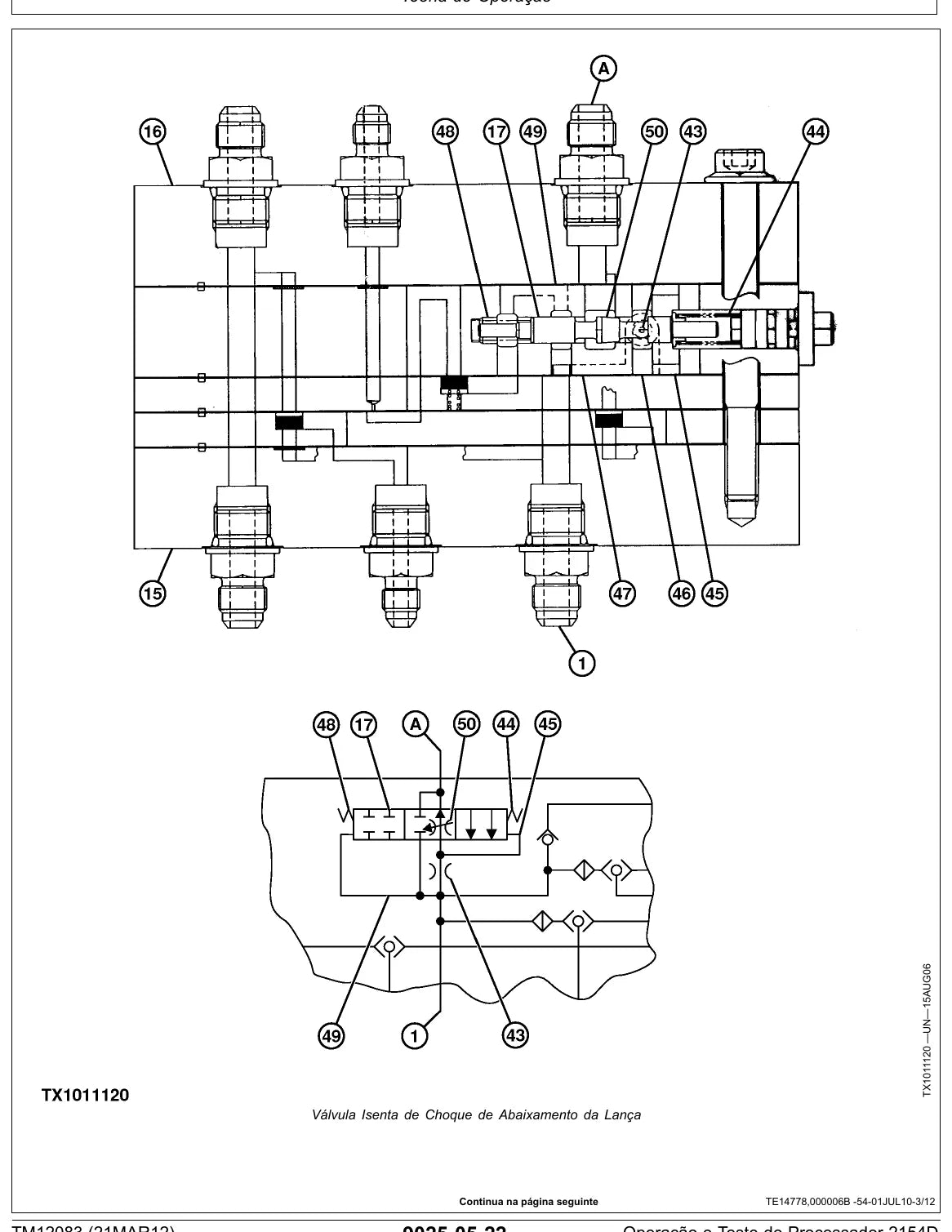Manual Técnico John Deere 2154D — ilustração técnica 2