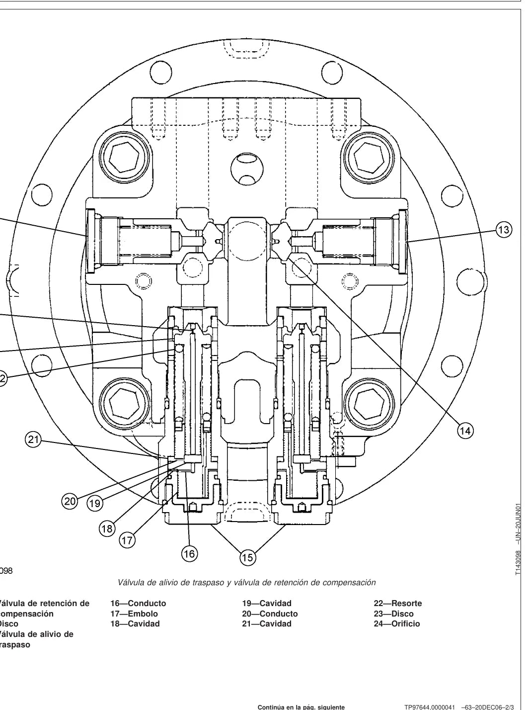 Página interna com ilustração técnica — John Deere 200DLC (amostra 2 de 2)