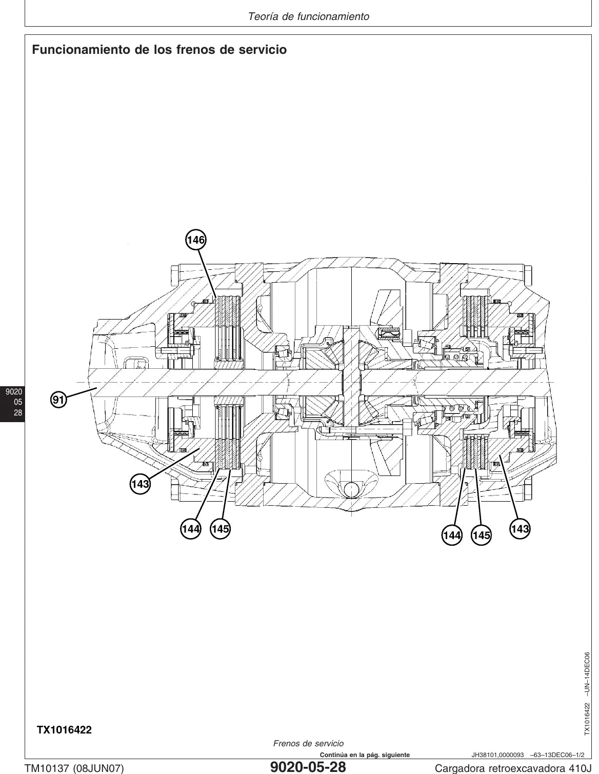 Manual Técnico John Deere 410J — ilustração técnica 2