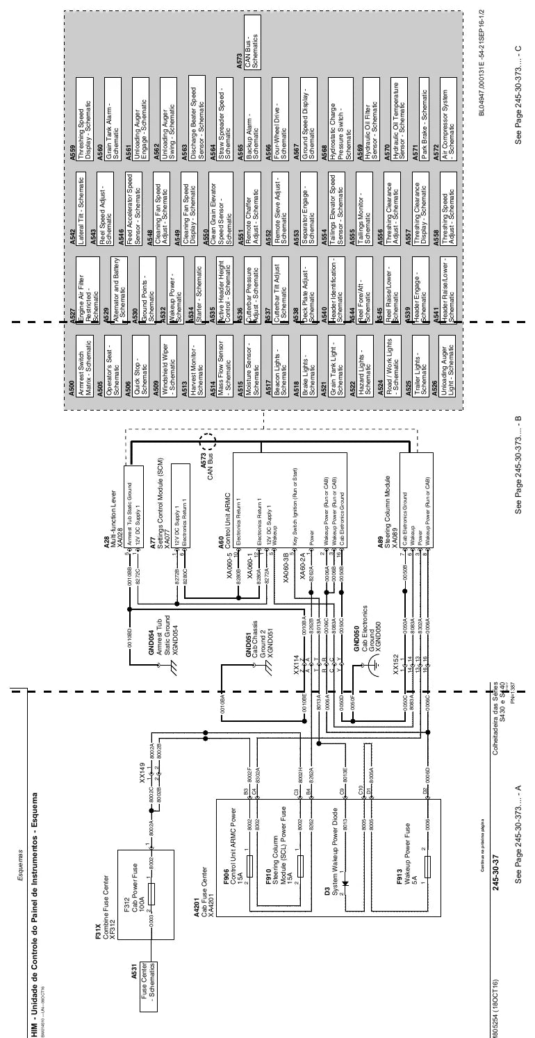 Manual Técnico John Deere S430 e S440 — ilustração técnica 3