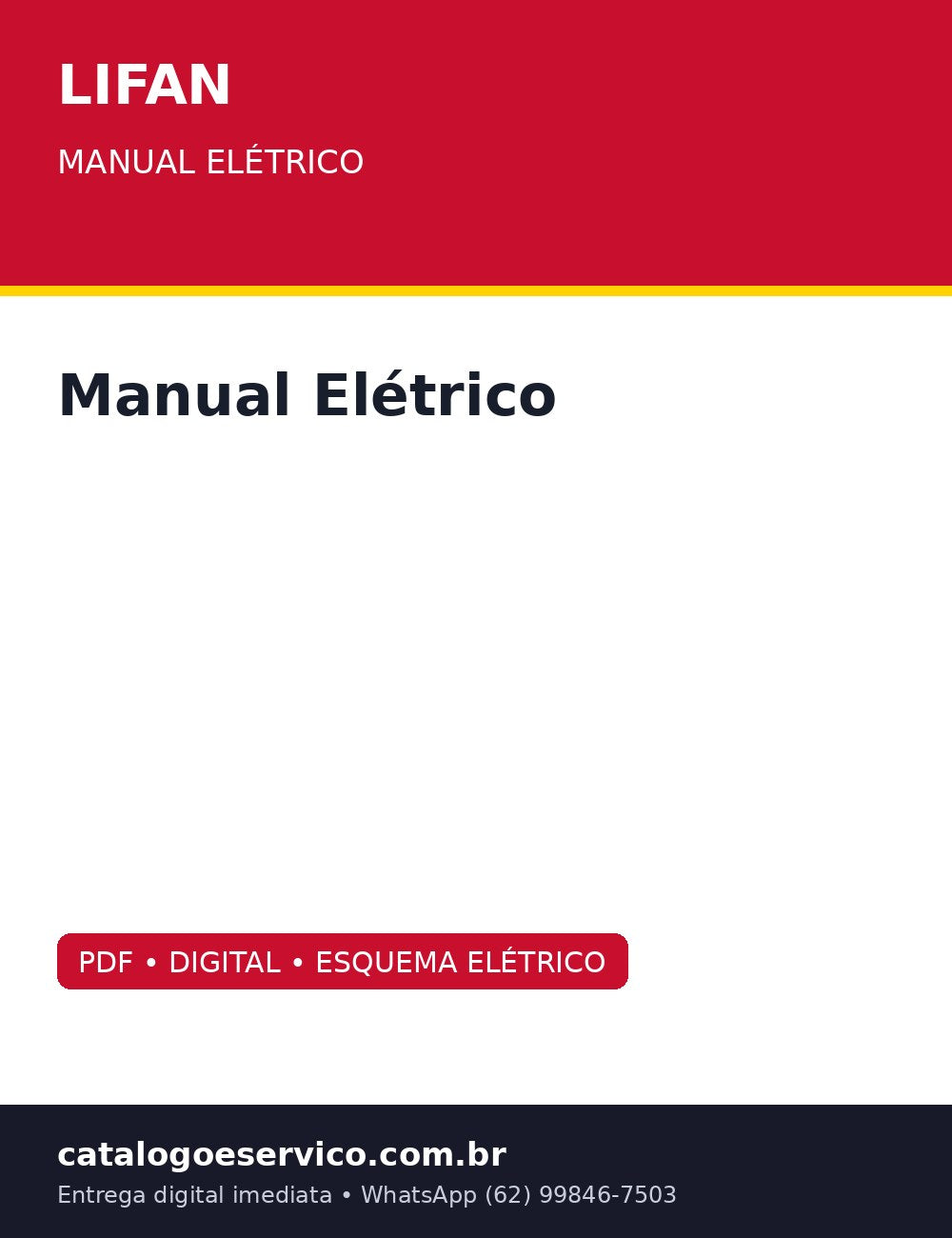 Manual Elétrico Lifan — Diagnostico de circuito ao mapa de cada conector