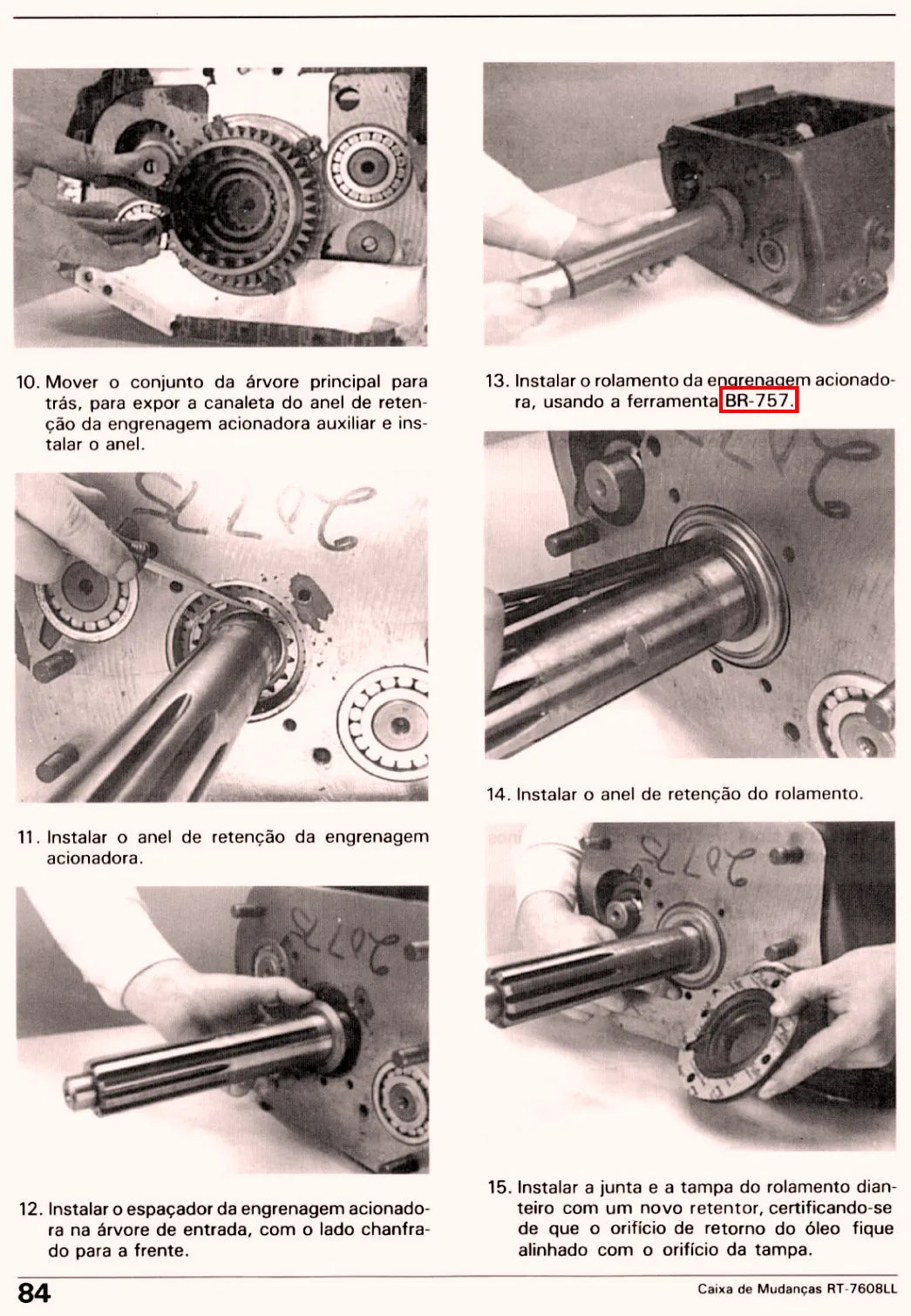 Manual de Reparação Caixa de Mudanças Eaton RT-7608LL Volkswagen — página interna 2 do PDF (Manual de Reparação)