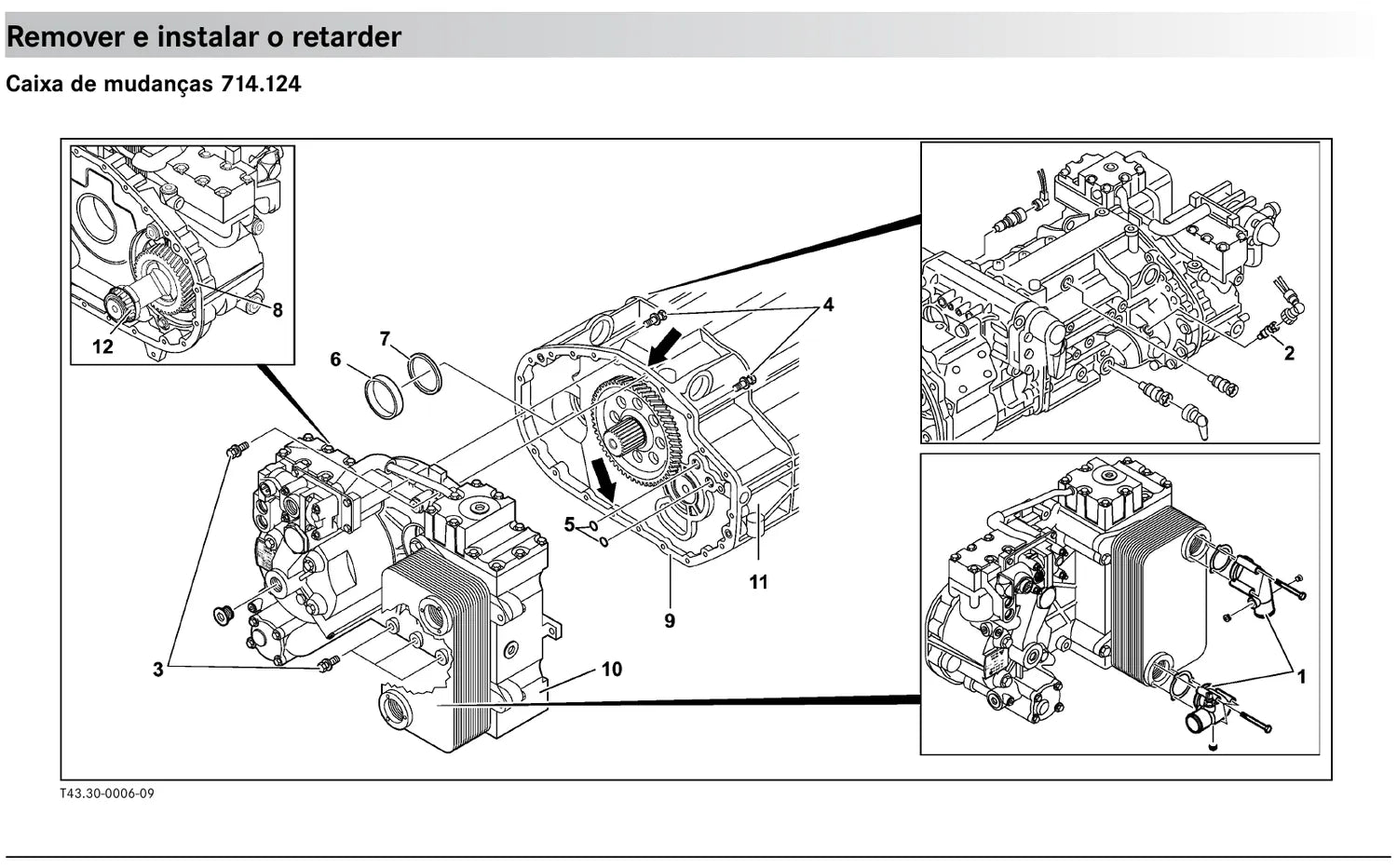 Manual de Reparação Caixa de Mudanças Mercedes-Benz GO 190-6 GO 210-6 — página interna 1 do PDF (Manual de Reparação)