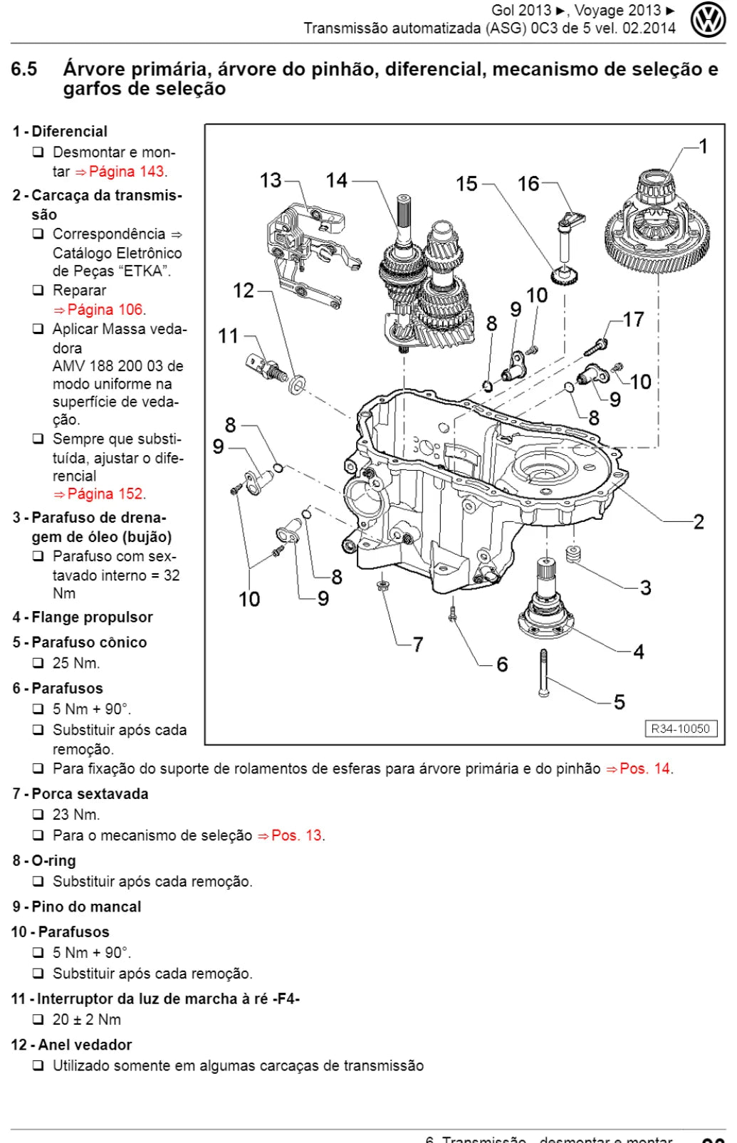 Volkswagen VW OC3 - Transmissao automatizada — figura técnica 2