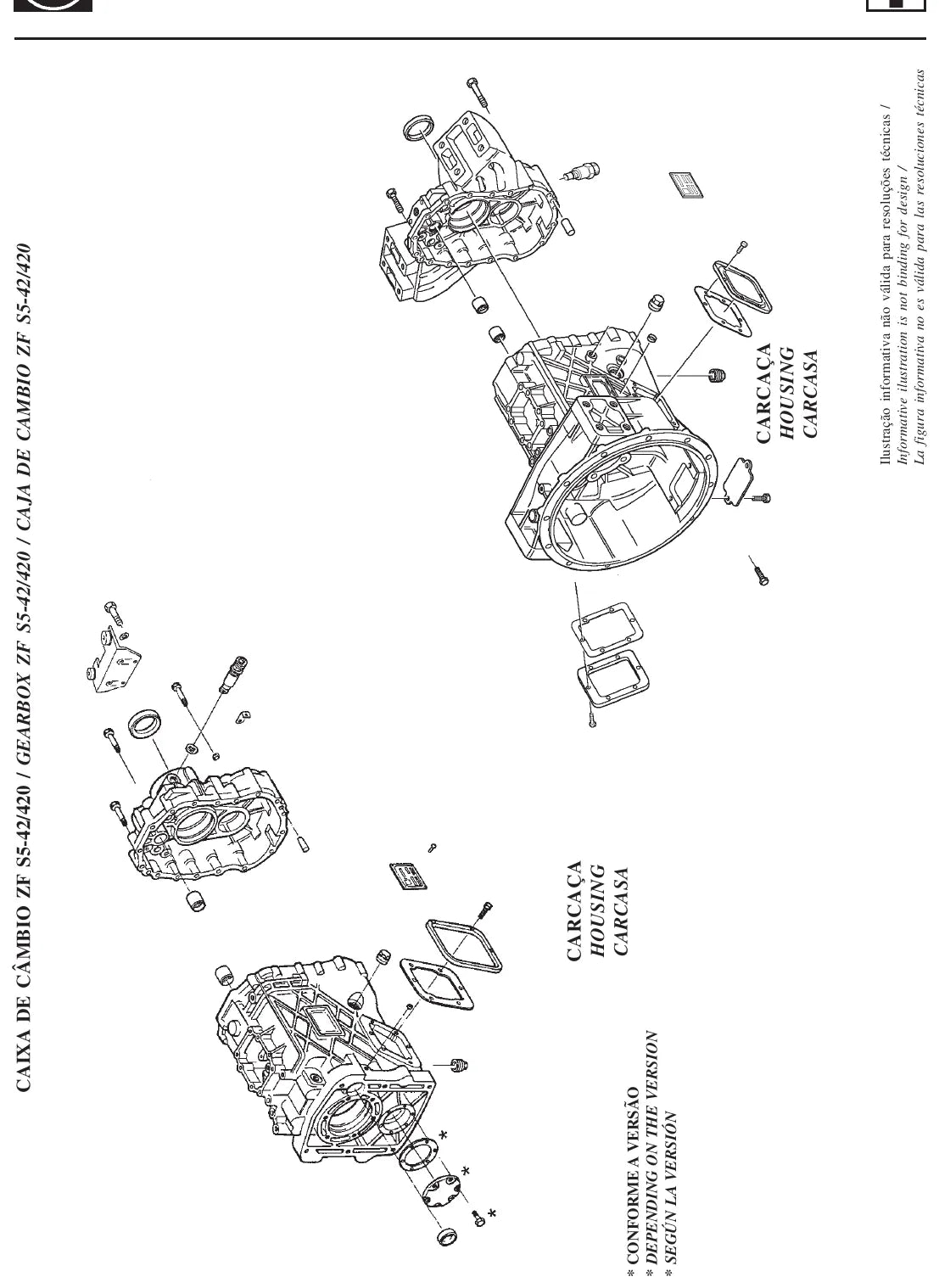 Manual de Reparação Caixa de Câmbio ZF S5-42 S5-420 — página interna 1 do PDF (Manual de Reparação)