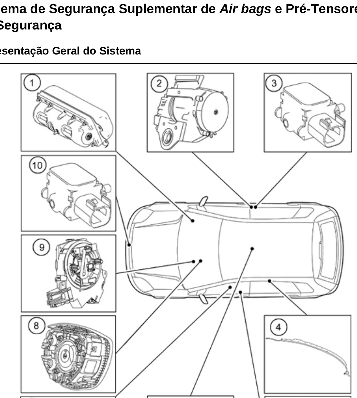 FORD Novo Focus 2.0 16V — detalhe do procedimento — página interna do manual de serviço