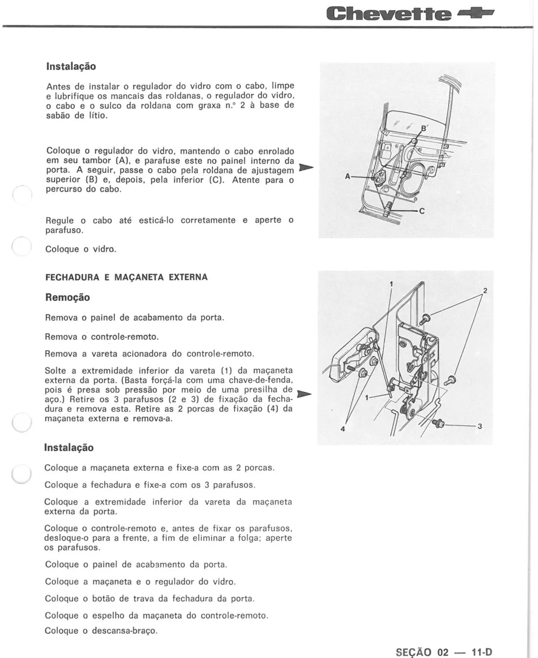 Página interna 1 — Chevrolet Chevette 1980