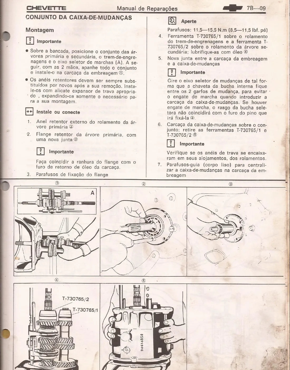 Página interna 3 — Chevrolet Chevette 1989