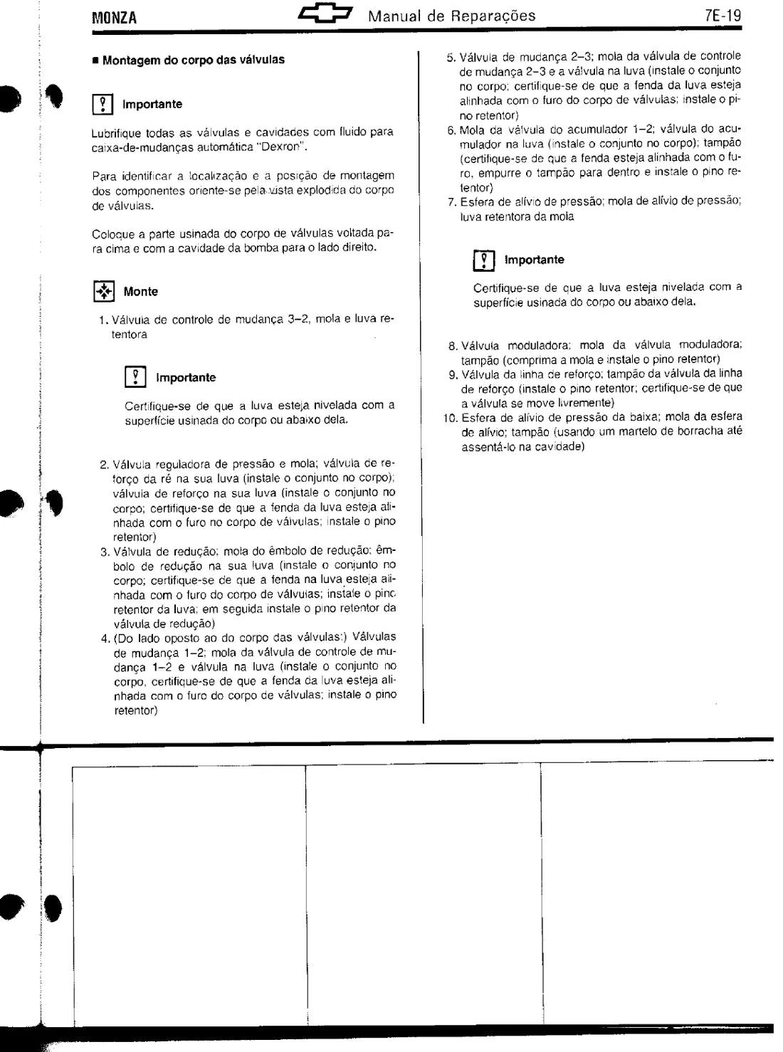 Página interna 4 — Chevrolet Monza 1990
