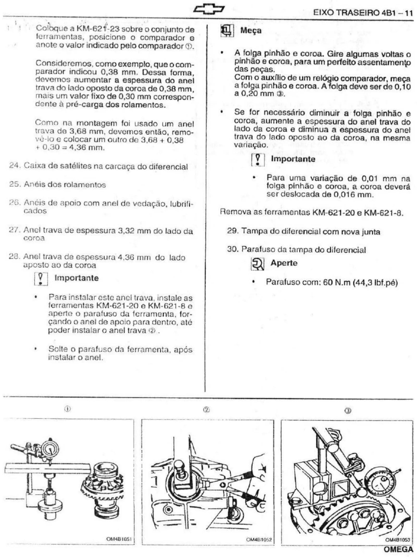 Manual Reparações Serviço Chevrolet Omega 4ª Ed 2004 - Página 1