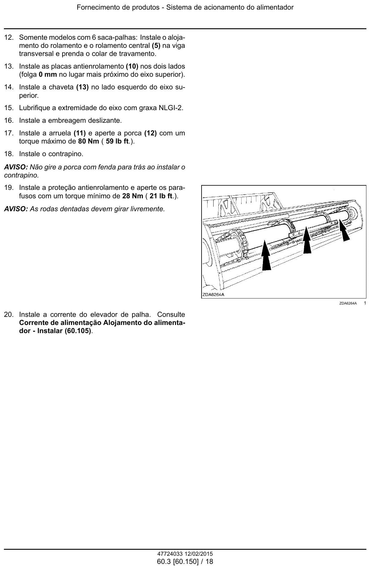Manual de Servico Oficina Colheitadeira CS6080 CS6090 PDF Reparo Completo