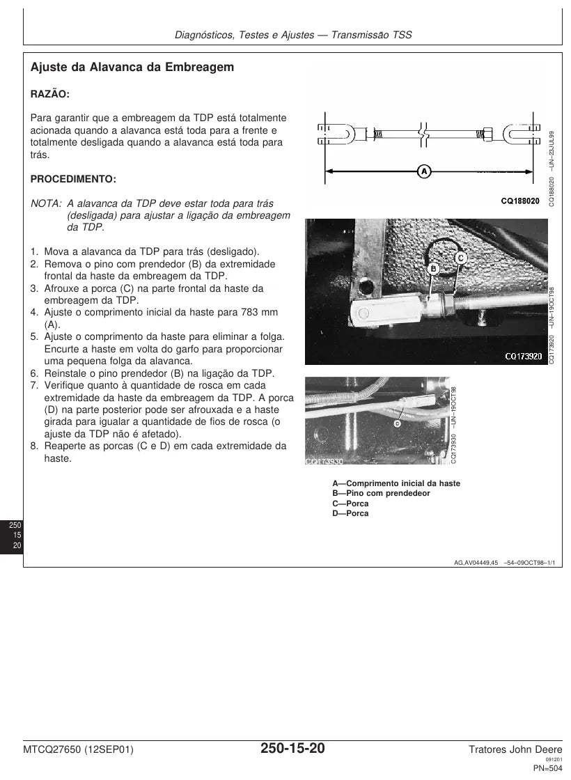 Página interna 2 — Manual Técnico John Deere Tratores 5600 e 5700