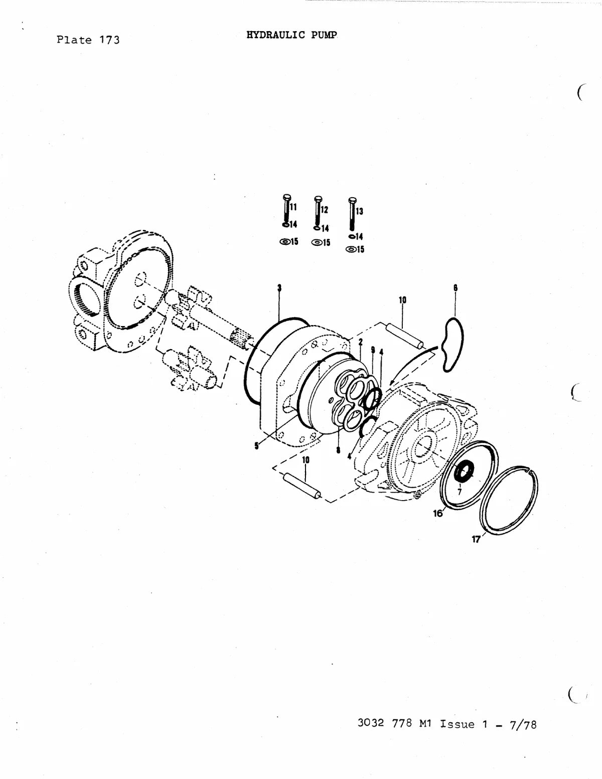 Massey Ferguson 200C, D200C Trator Esteira — trator, vista explodida 2