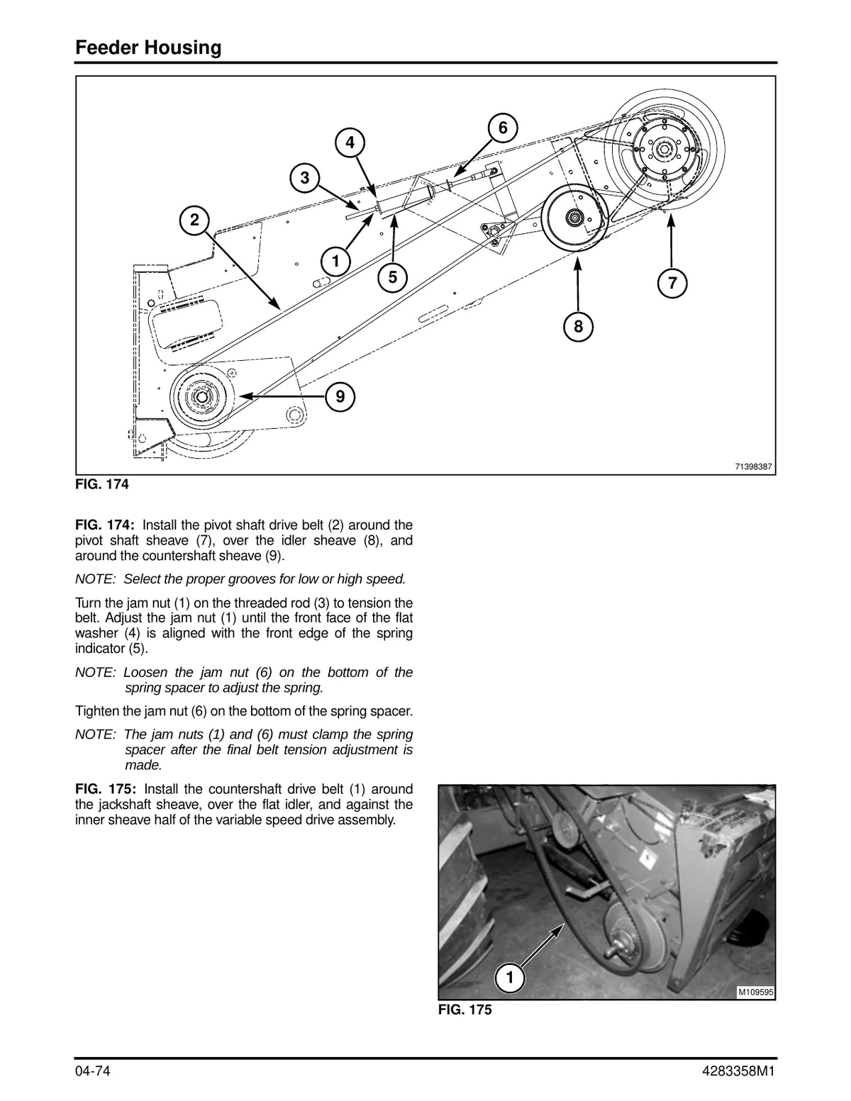 Massey Ferguson · 9695 · 9795 · Colheitadeira — máquina, figura técnica 1
