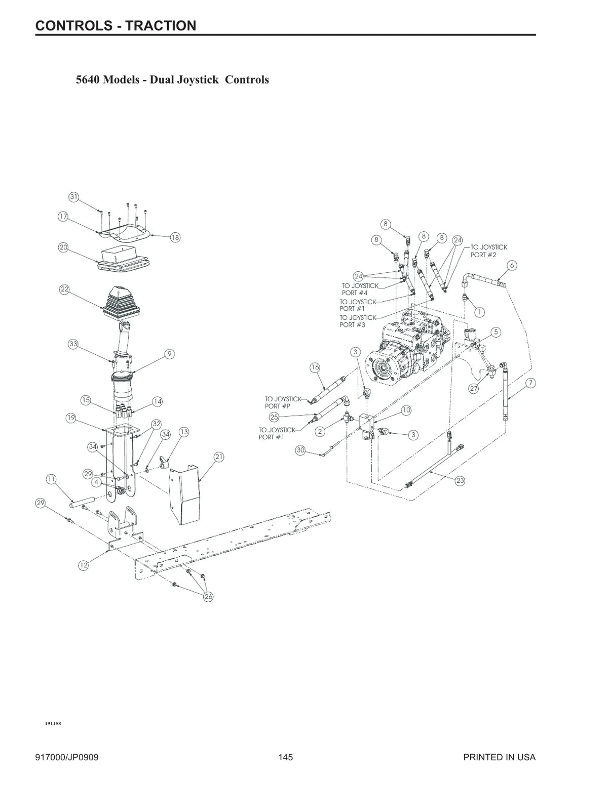 Gehl Mini Carregadeira SL4640 — carregadeira, vista explodida 2