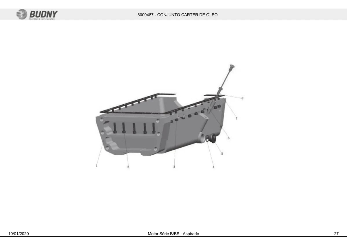 Budny Motor BDY 75CV — motor, vista explodida 4