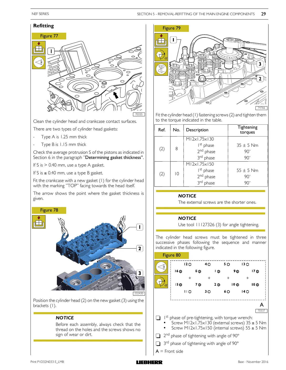 Liebherr Diesel · D924 A7-04 · D924 A7-14 — motor, figura técnica 4