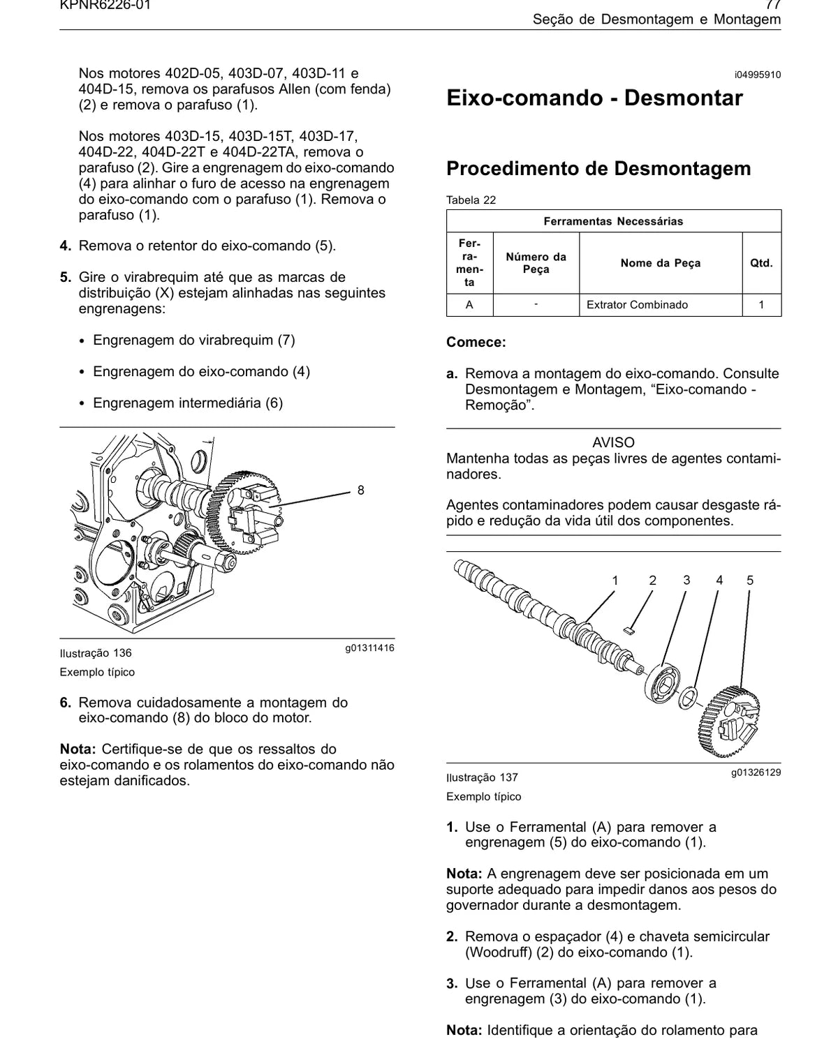 Perkins Industrial · 402D, 403D, 404D — motor, figura técnica 3