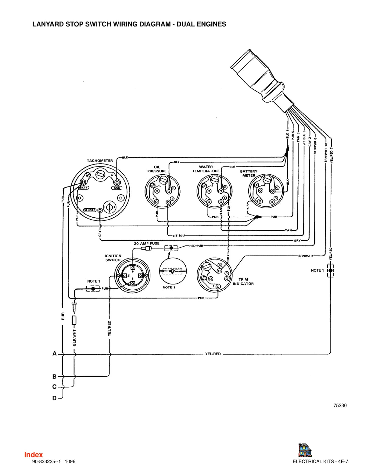 Mercruiser Motor Marine 350 Magnum Efi Gen+tournament Ski — motor marítimo, figura técnica 2