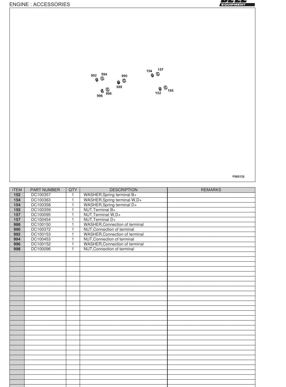 Motor Mercedes-Benz OM442 (DaimlerChrysler) — Catalogo de pecas do motor Mercedes-Benz/DaimlerChrysler OM 442 - diagrama 2