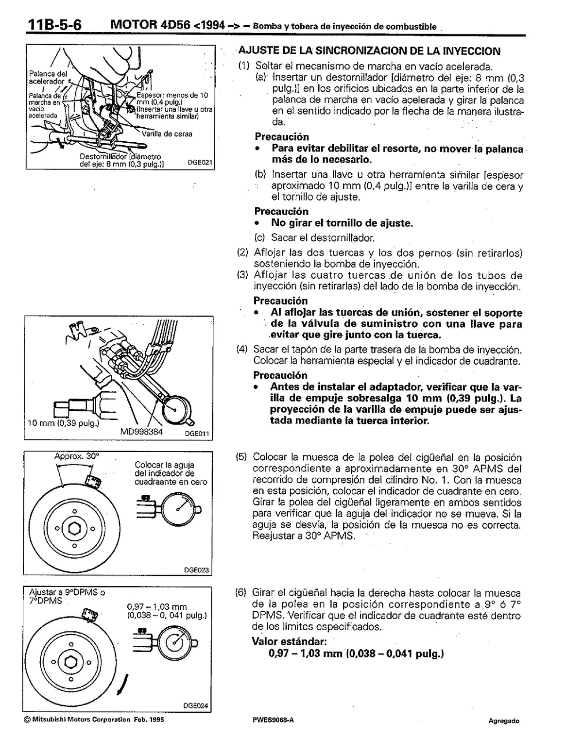 Mitsubishi Motor 4D56 1994 Swap — motor, figura técnica 2