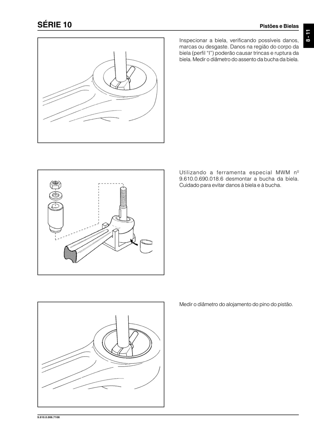 Mwm Motor Sere 10 — motor, figura técnica 2