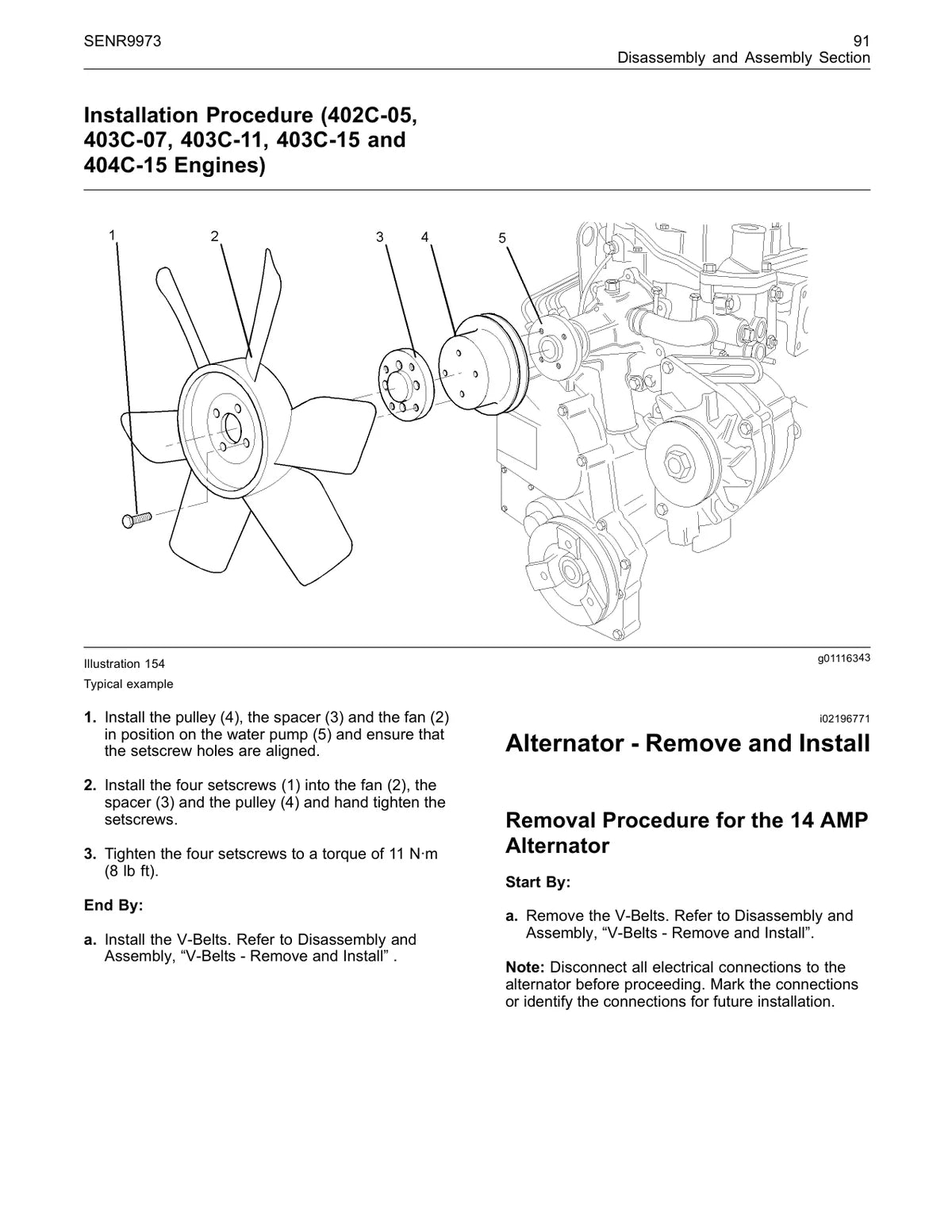Perkins Motor Série 400 — motor, figura técnica 4