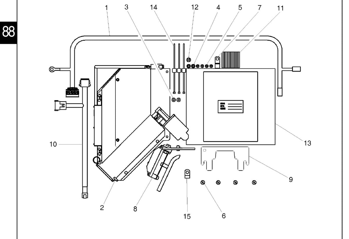 Vista explodida - Catálogo de Peças New Holland CR5080