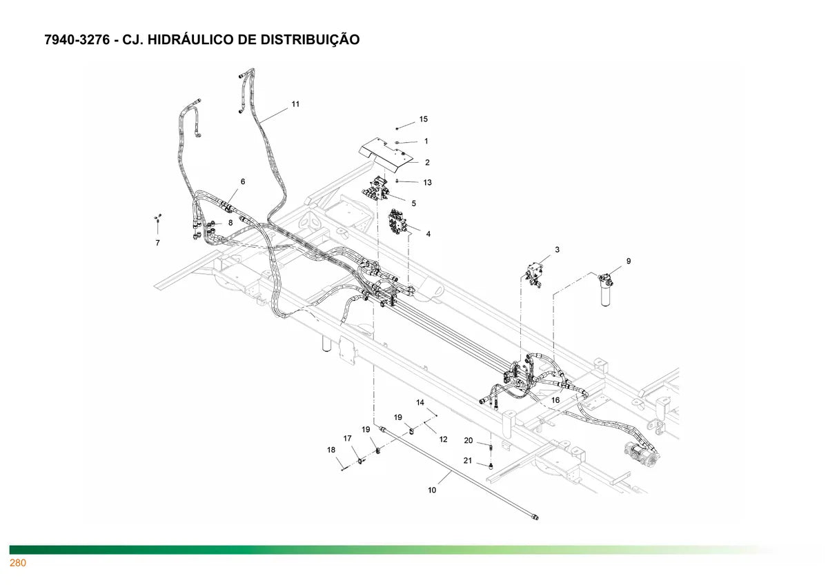 Hercules Pulverizador 5,0 — pulverizador, vista explodida 4