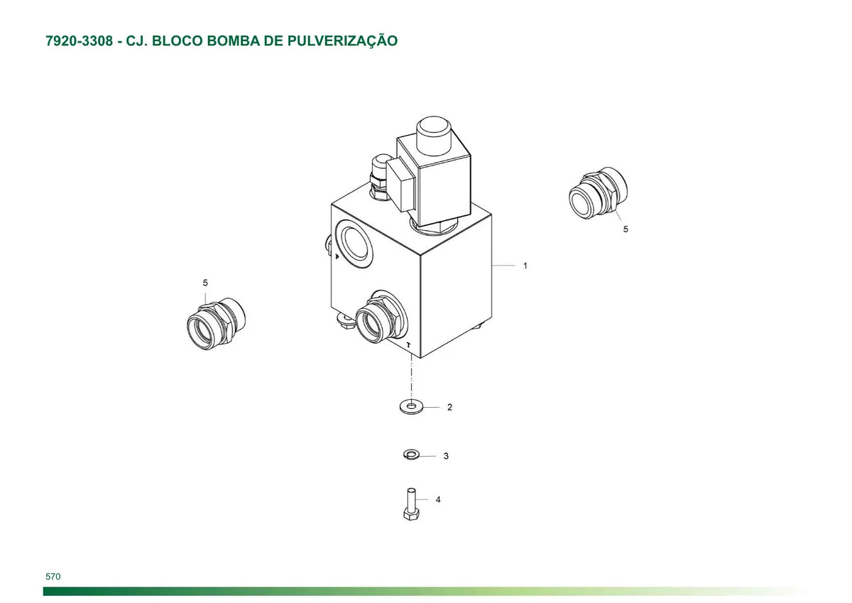 Stara Pulverizador Imperador 3100 — pulverizador, vista explodida 3