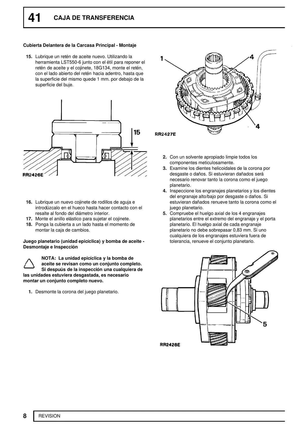 Land Rover Rand Rover · MY95 — veículo, figura técnica 1