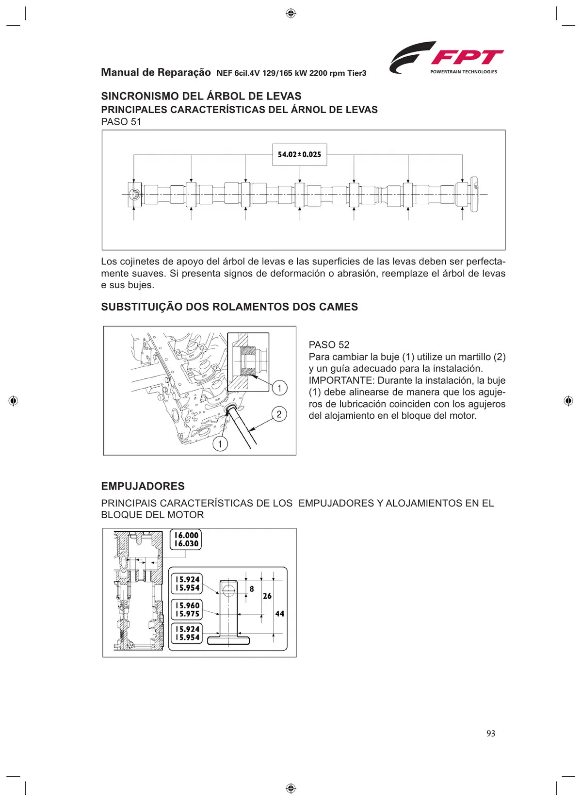 NEF 6 Cilindros 4V · Tier 3 — motor, figura técnica 3