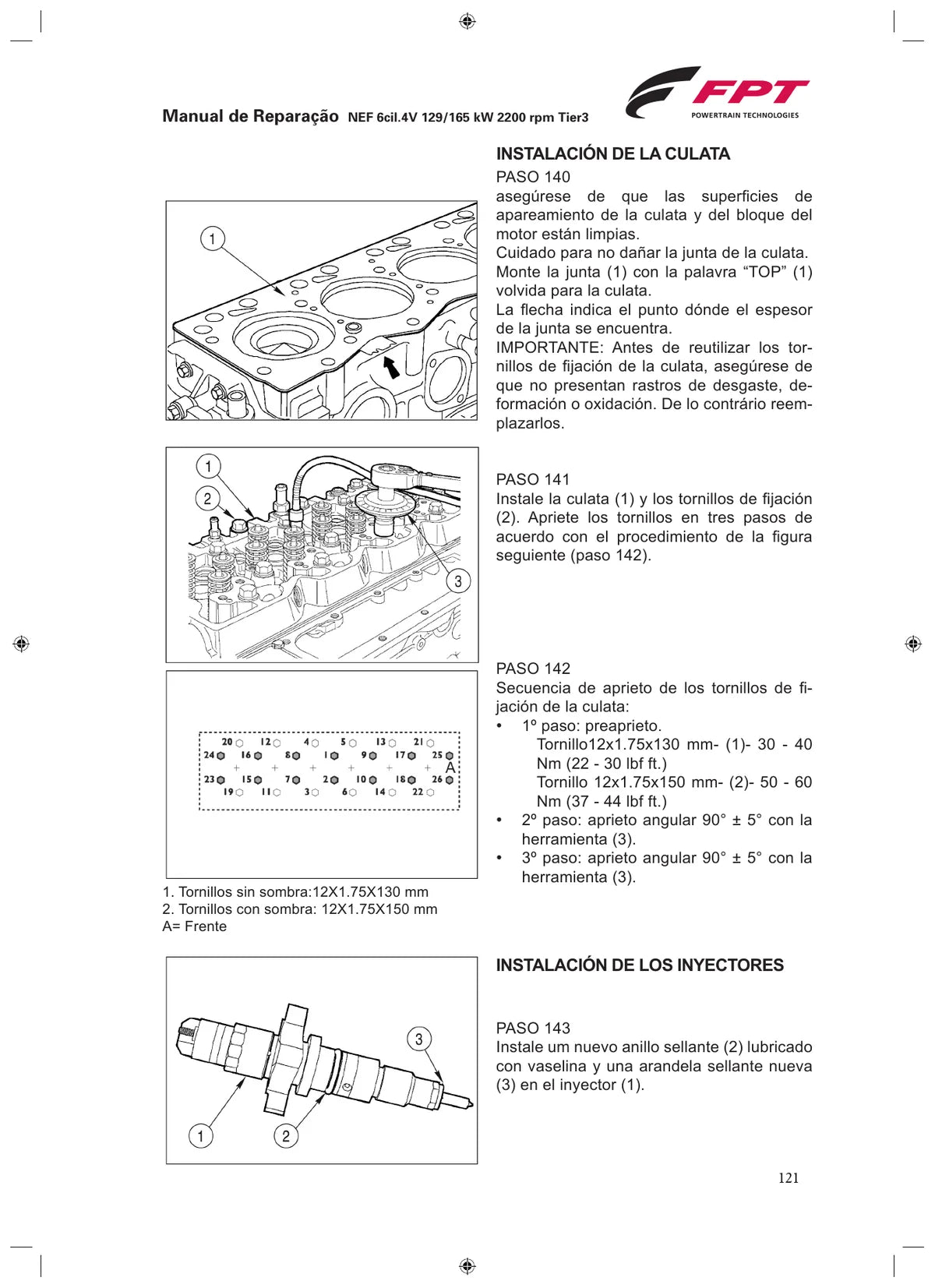 NEF 6 Cilindros 4V · Tier 3 — motor, figura técnica 4