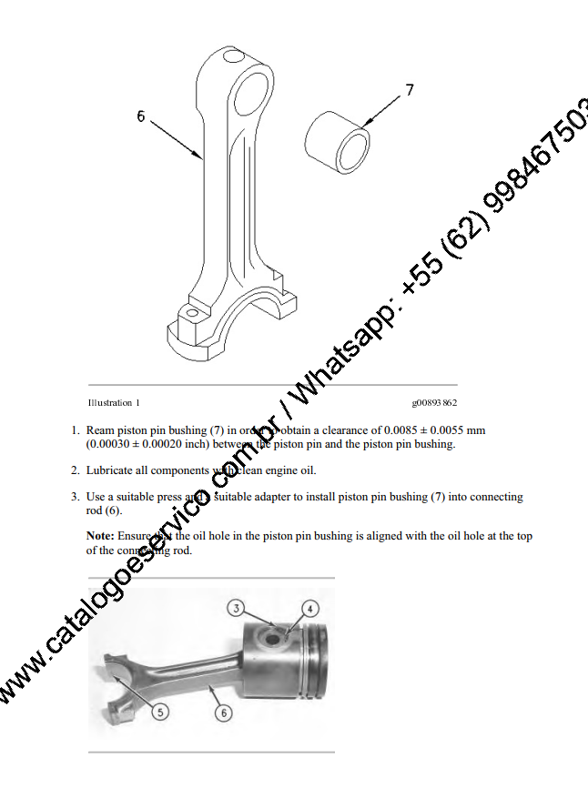 Manual De Serviço Motor Industrial - 3054B - Maquinas Caterpillar